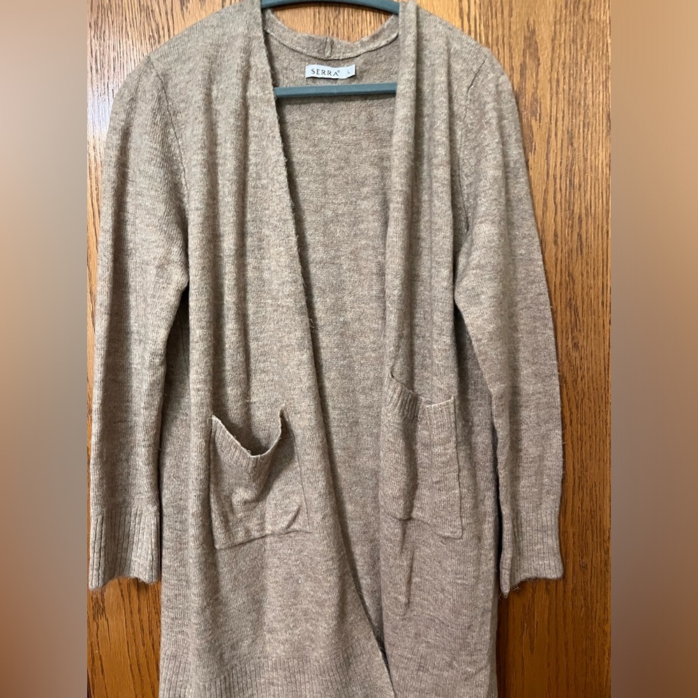 Open front cardigan